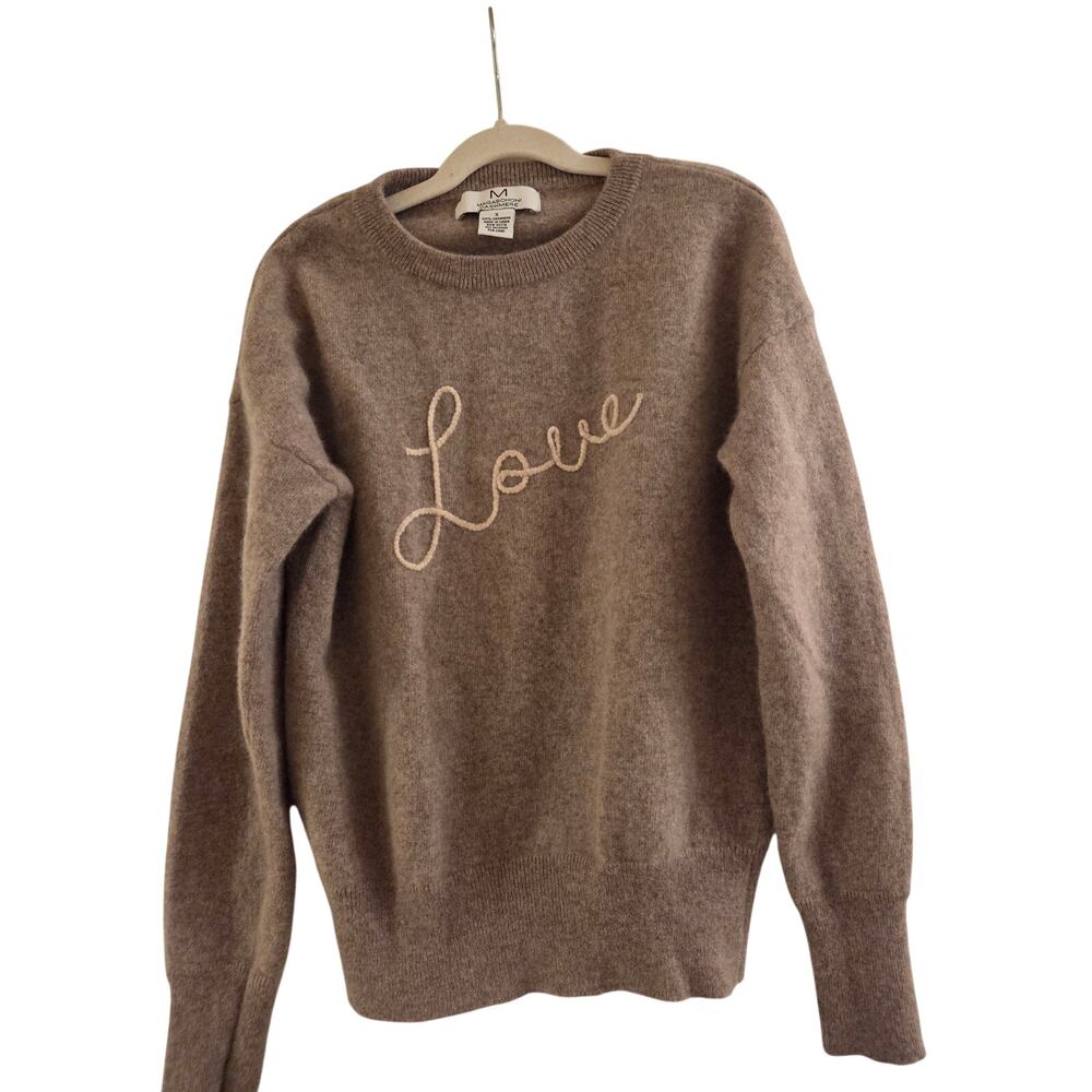 Magaschoni 100%  Cashmere Crew Sweater Size Small